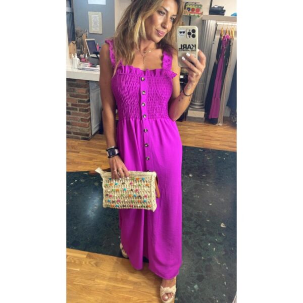 BOLSO BEIGE RAFIA TEJIDO A MANO CON DETALLES EN COLORES