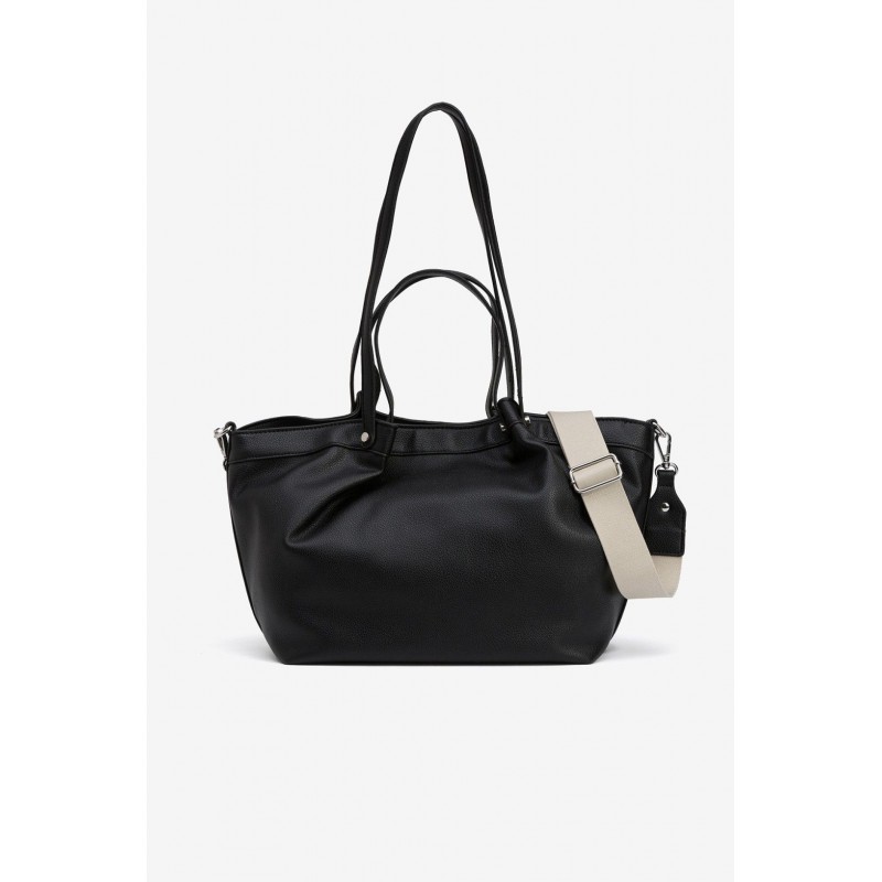 bolso-tiffosi-negro-con-asas-dobles-y-correa-ajustable-beige-cierre-de-cremallera-y-boton-magnetico-modmarianne