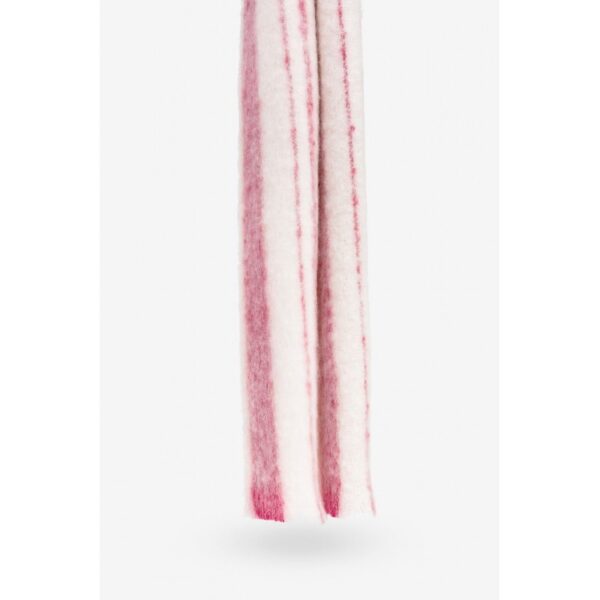 Bufanda tiffosi bicolor granate y beige extemos deshilachados mod. osaka