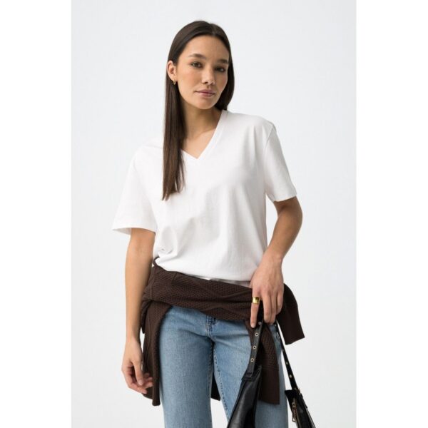 Camiseta tiffosi blanca cuello v mod.jinnie