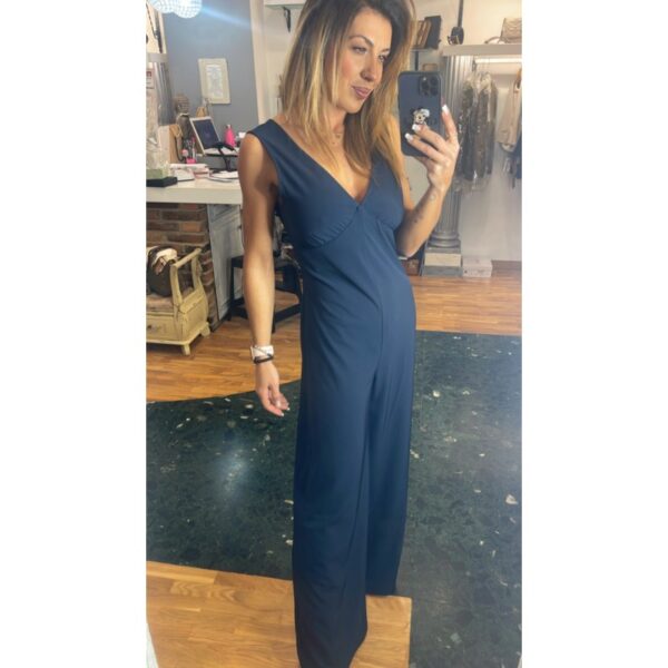 Mono largor tiffosi marino con espalda escotada mod. palermo