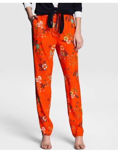 pantalon-naf-naf-estilo-pijama-estampado-flores-naranja-
