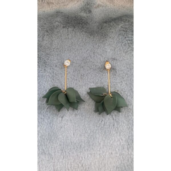 Pendientes de colgar con hojas varios colores