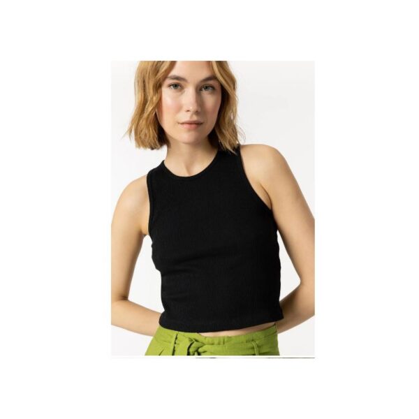 Pack top tiffosi sisa en canalé en dos blanco y negro mod. mimosa