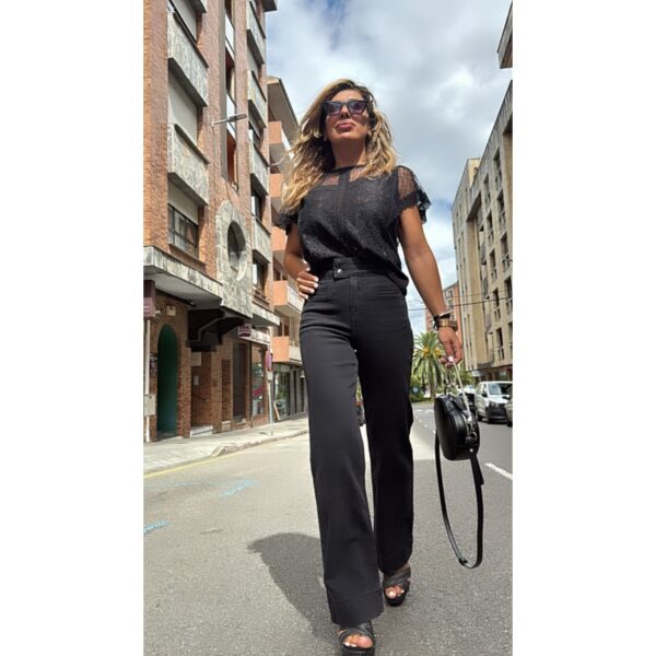 Vaquero tiffosi de tiro alto y pernera recta con cuatro bolsillos mod.olivia_7