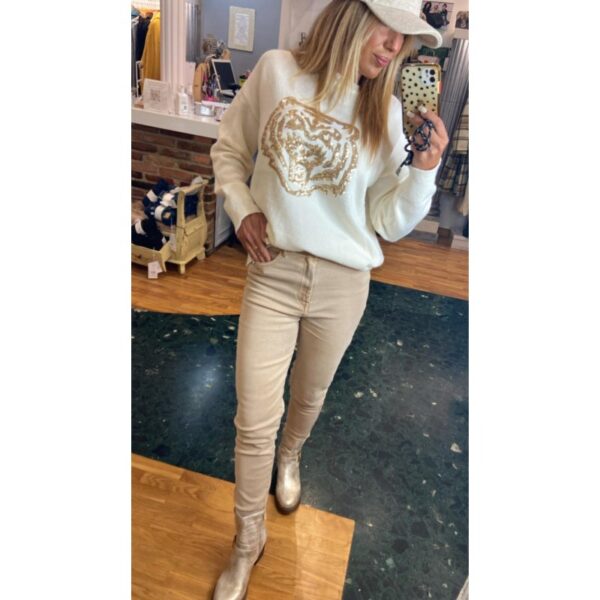 Vaqueros tiffosi de tiro alto con cinco bolsillos mom_slim_36