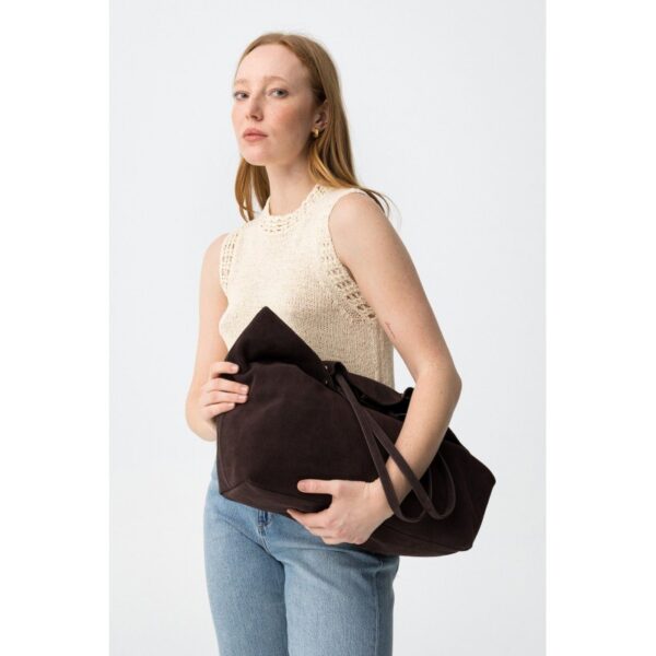 Chaleco tiffosi punto beige cuello calado mod.baella